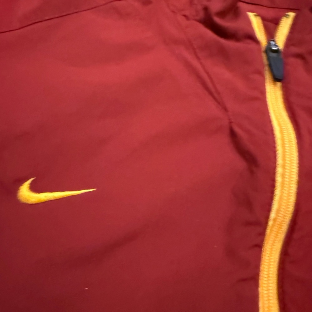 Nike Fit Storm Iowa State Cyclones Windbreaker Large Pullover Zip Red Gold - Picture 7 of 10